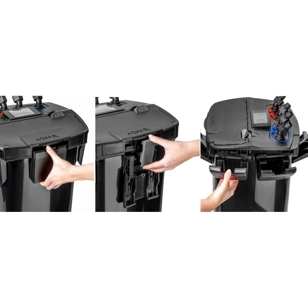 AQUAEL Hypermax BT Thermo Filtr kubełkowy z grzałką do akwarium 200-1500l + gratis